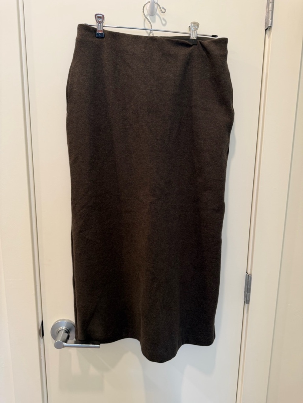 Uniqlo Dark Green/Brown/Gray Midi Pencil Skirt